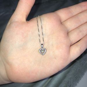 Sterling Silver Diamonds In Rhythm Necklace